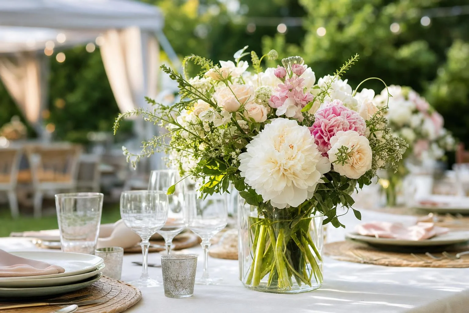 Buketter till trädgårdsfesten – så väljer du rätt blommor för sommarens utomhusevenemang
